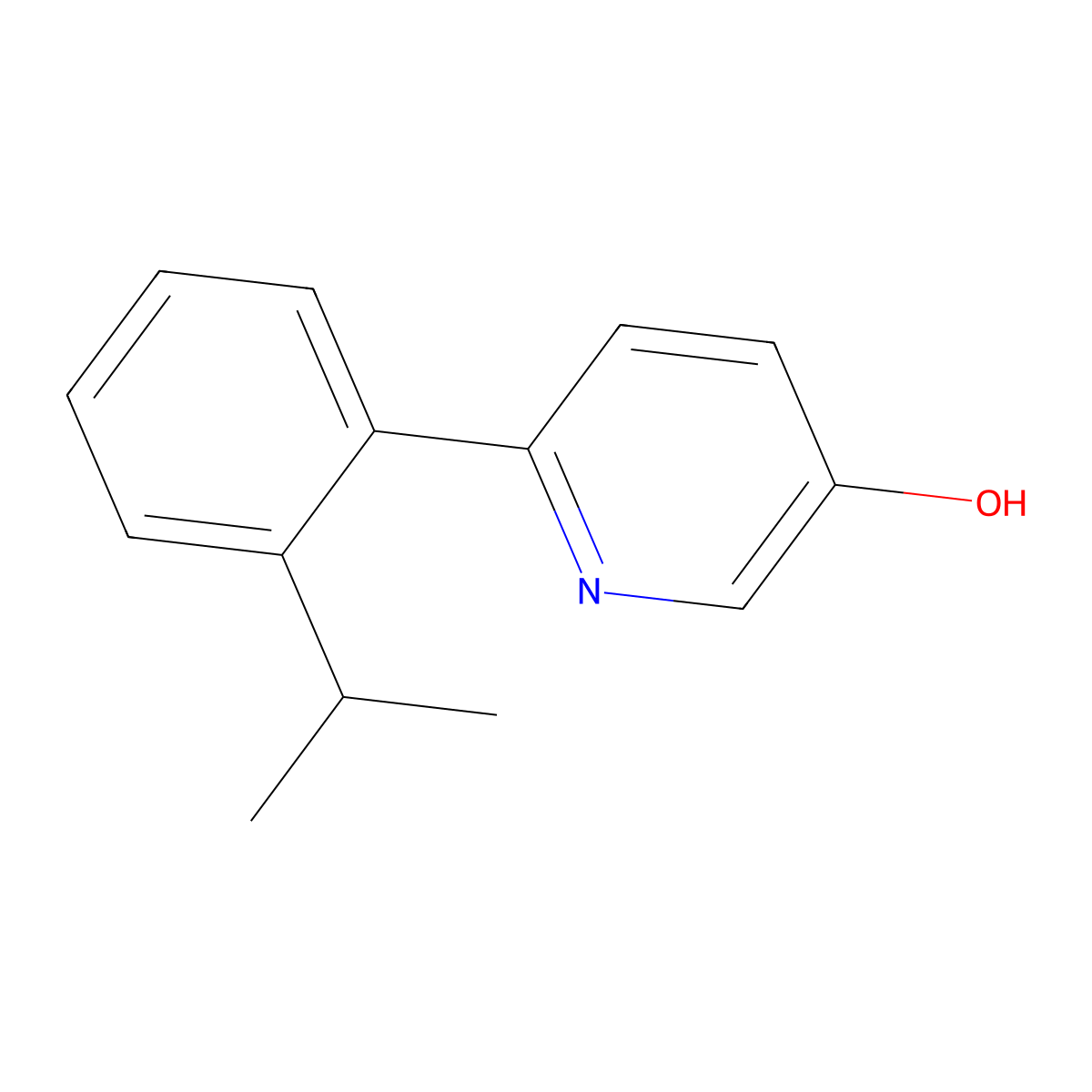 6-(2-Isopropylphenyl)pyridin-3-ol molecular structure, CAS 1876770-00-1