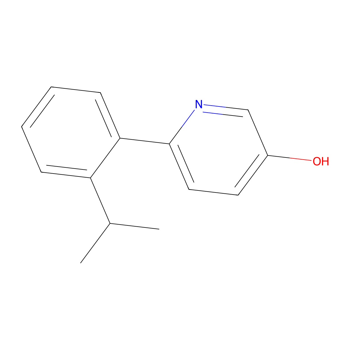6-(2-Isopropylphenyl)pyridin-3-ol molecular structure, CAS 1876770-00-1