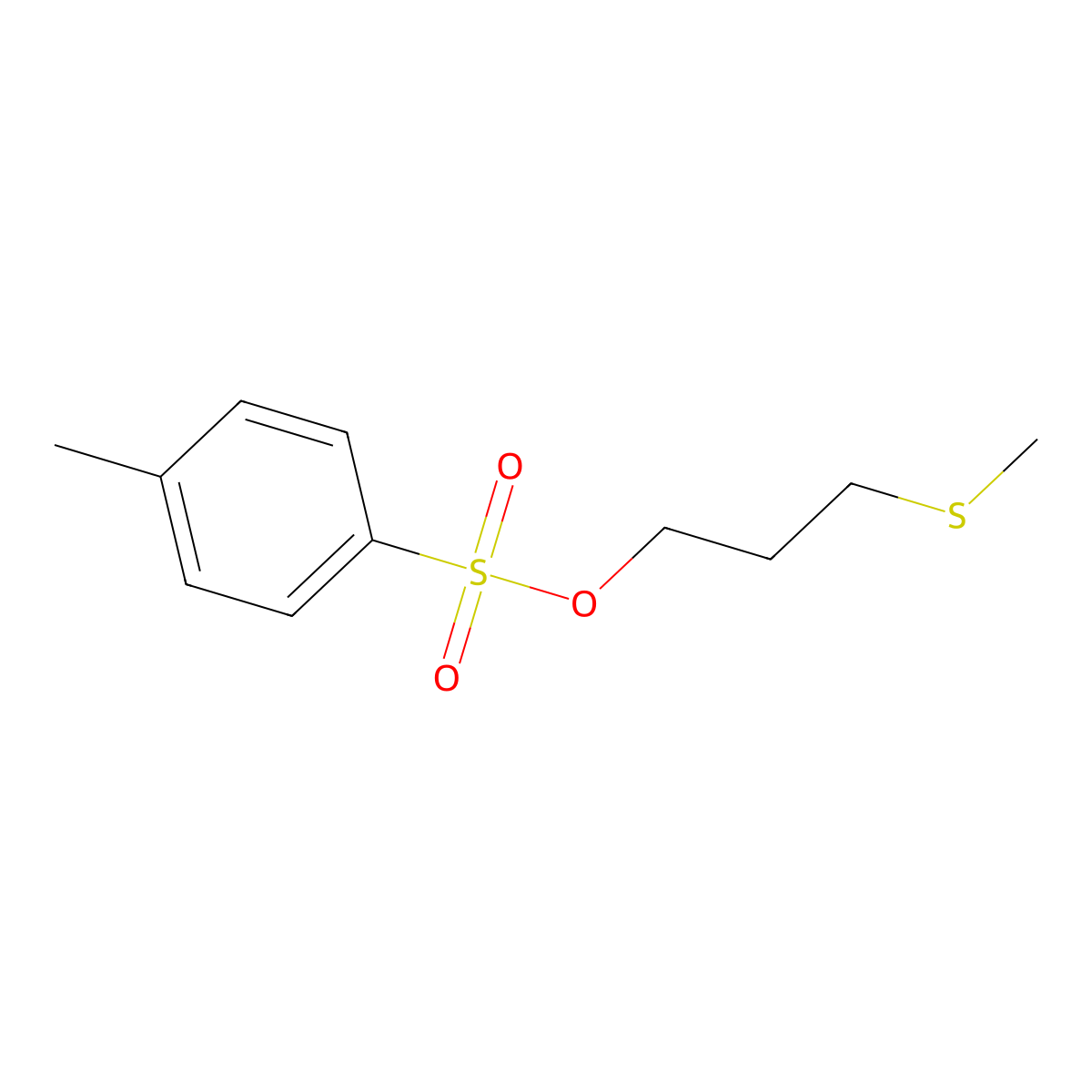 3-(Methylthio)propyl 4-methylbenzenesulfonate molecular structure, CAS 187722-18-5