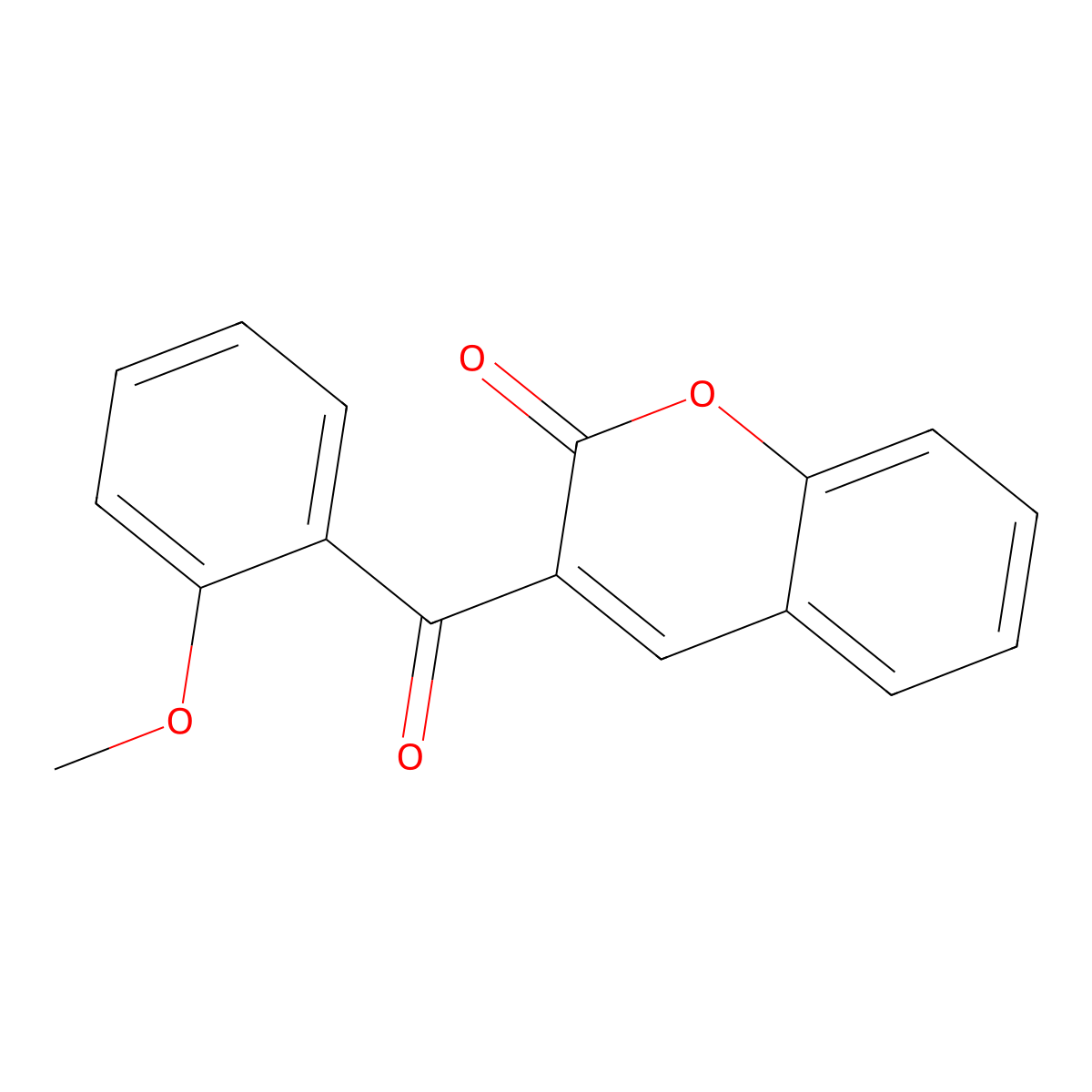 3-(2-methoxybenzoyl)-2H-chromen-2-one molecular structure, CAS 1877310-68-3