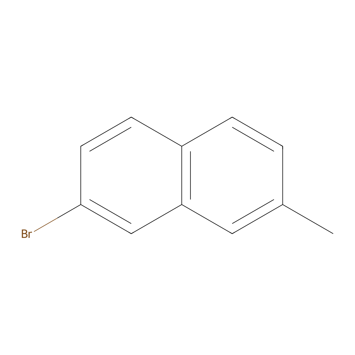 2-Bromo-7-methylnaphthalene molecular structure, CAS 187746-76-5