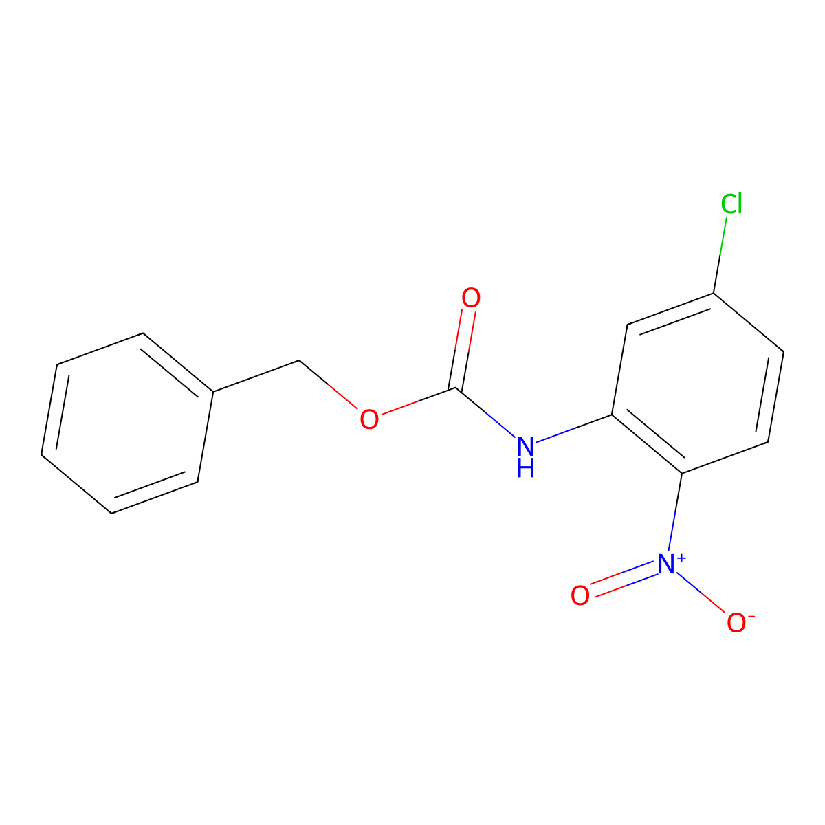 benzyl N-(5-chloro-2-nitrophenyl)carbamate molecular structure, CAS 1877463-13-2