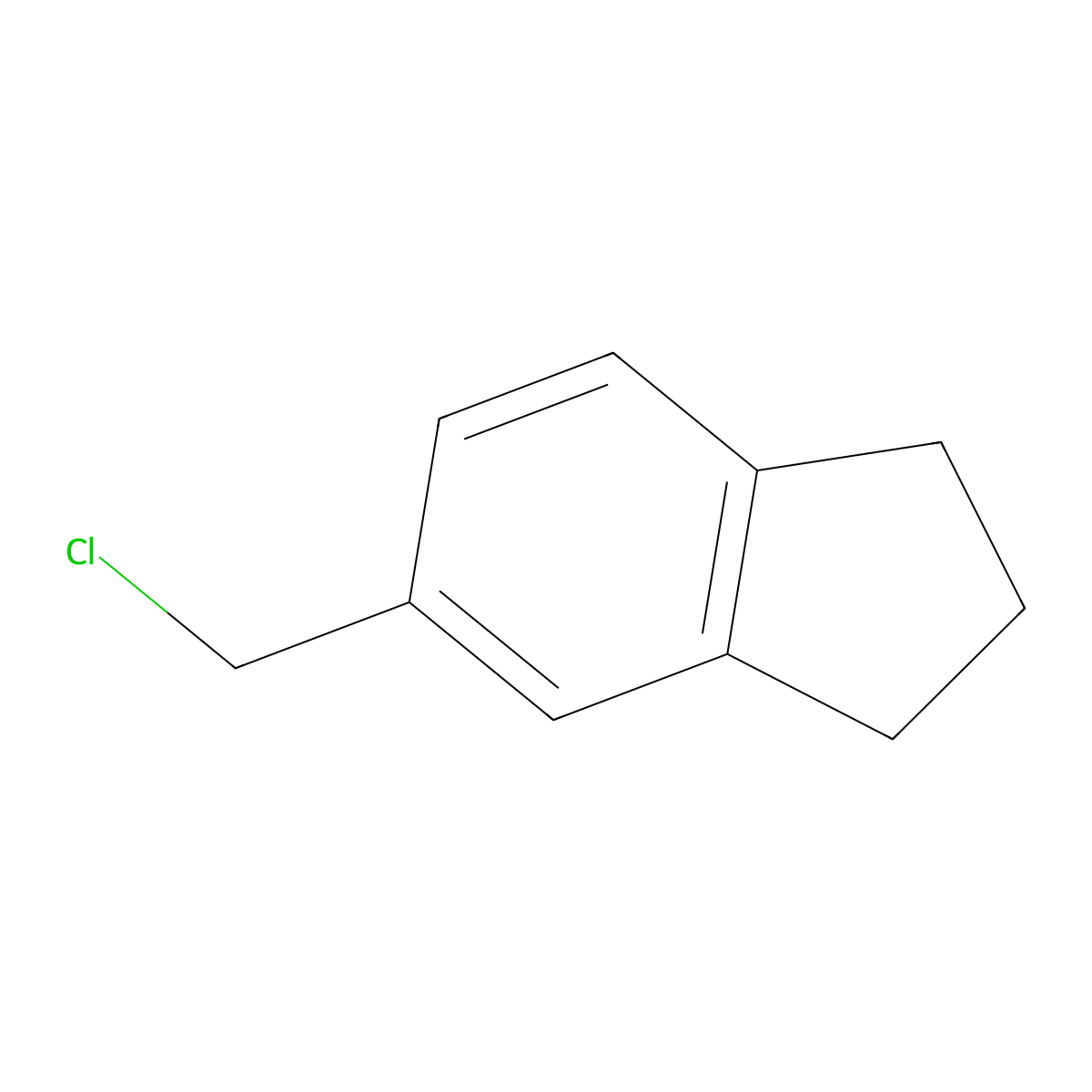 5-(Chloromethyl)-2,3-dihydro-1h-indene molecular structure, CAS 18775-42-3