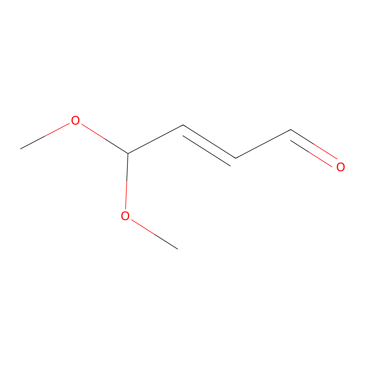 4,4-Dimethoxy-2-butenal molecular structure, CAS 18778-96-6