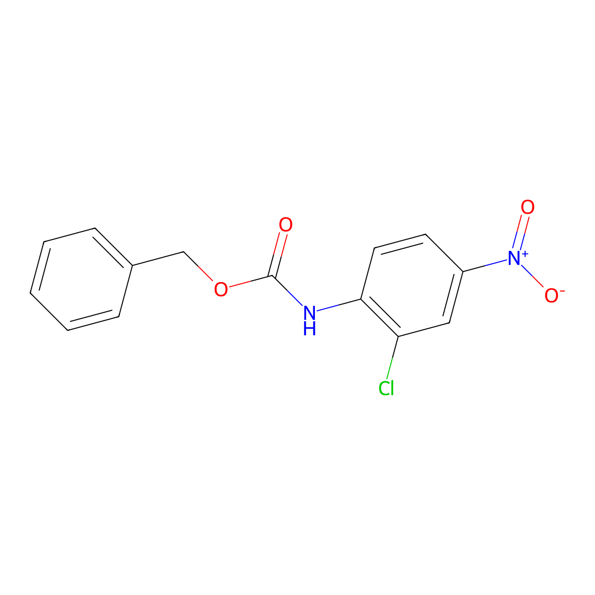 benzyl N-(2-chloro-4-nitrophenyl)carbamate molecular structure, CAS 1877961-63-1
