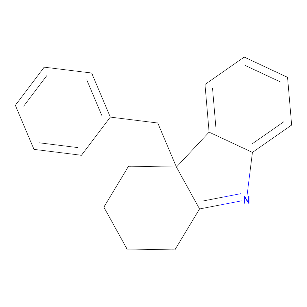 4a-Benzyl-2,3,4,4a-tetrahydro-1H-carbazole molecular structure, CAS 18781-55-0