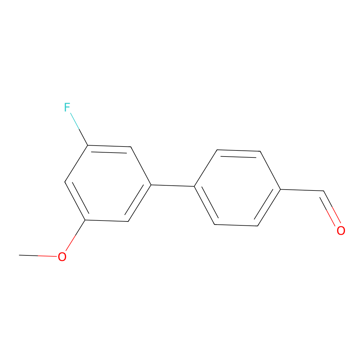 4-(3-Fluoro-5-methoxy-phenyl)benzaldehyde molecular structure, CAS 1878180-11-0