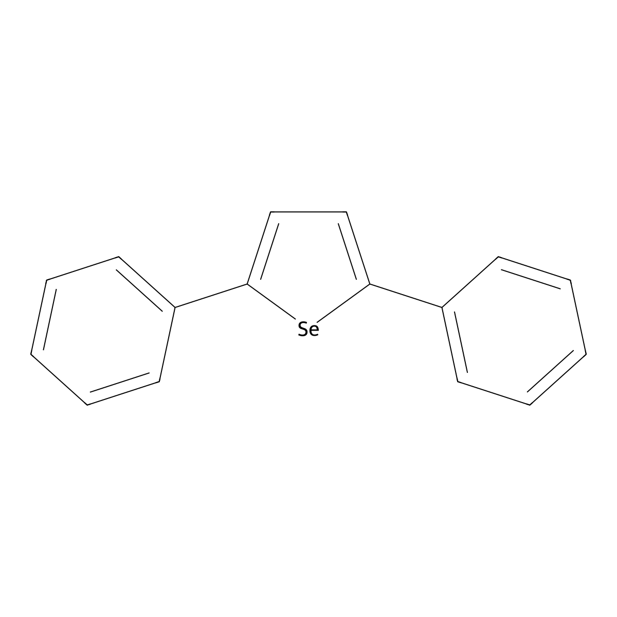2,5-Diphenylselenophene molecular structure, CAS 18782-55-3