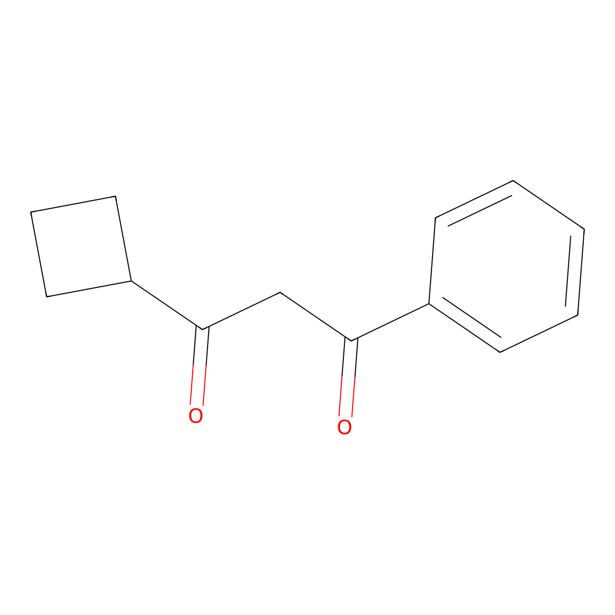 1-Cyclobutyl-3-phenylpropane-1,3-dione molecular structure, CAS 1878496-89-9