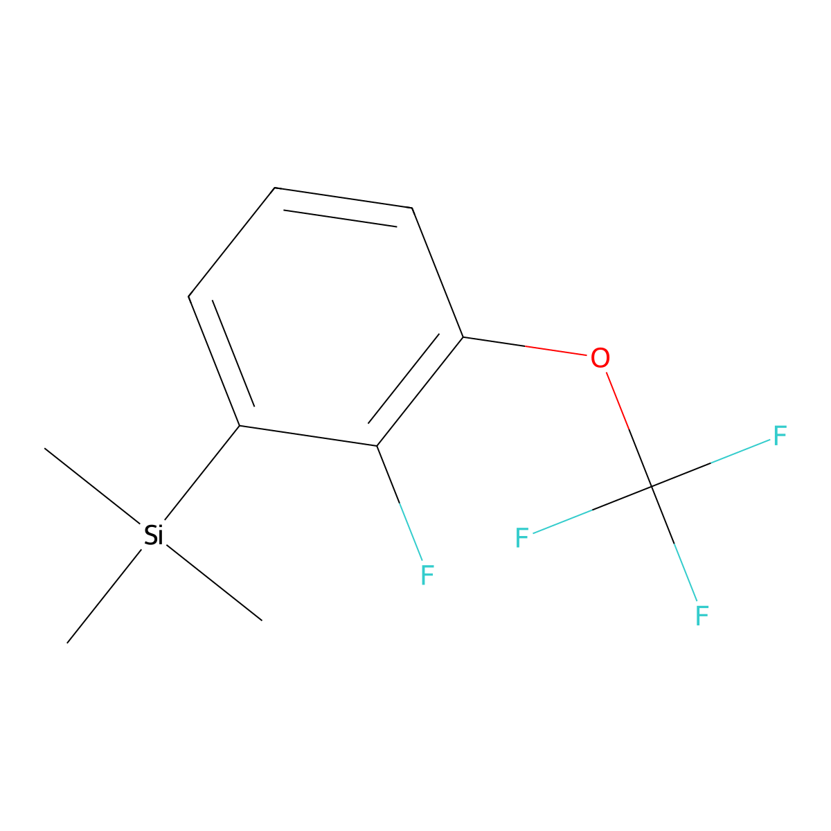 (2-Fluoro-3-(trifluoromethoxy)phenyl)trimethylsilane molecular structure, CAS 1878559-48-8