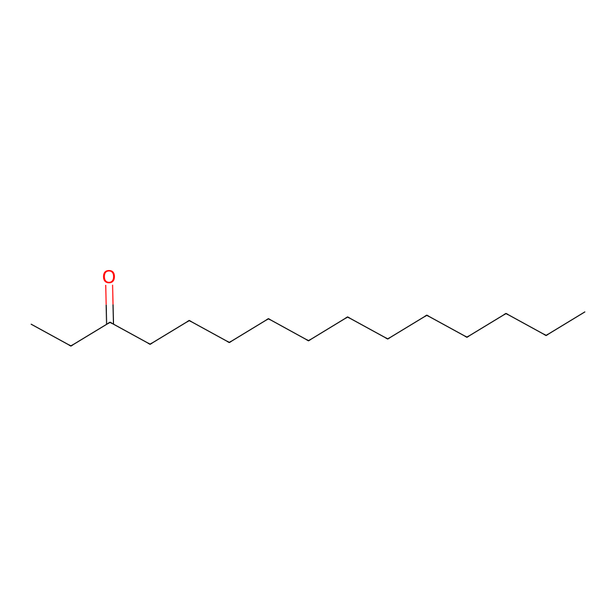 3-Pentadecanone molecular structure, CAS 18787-66-1
