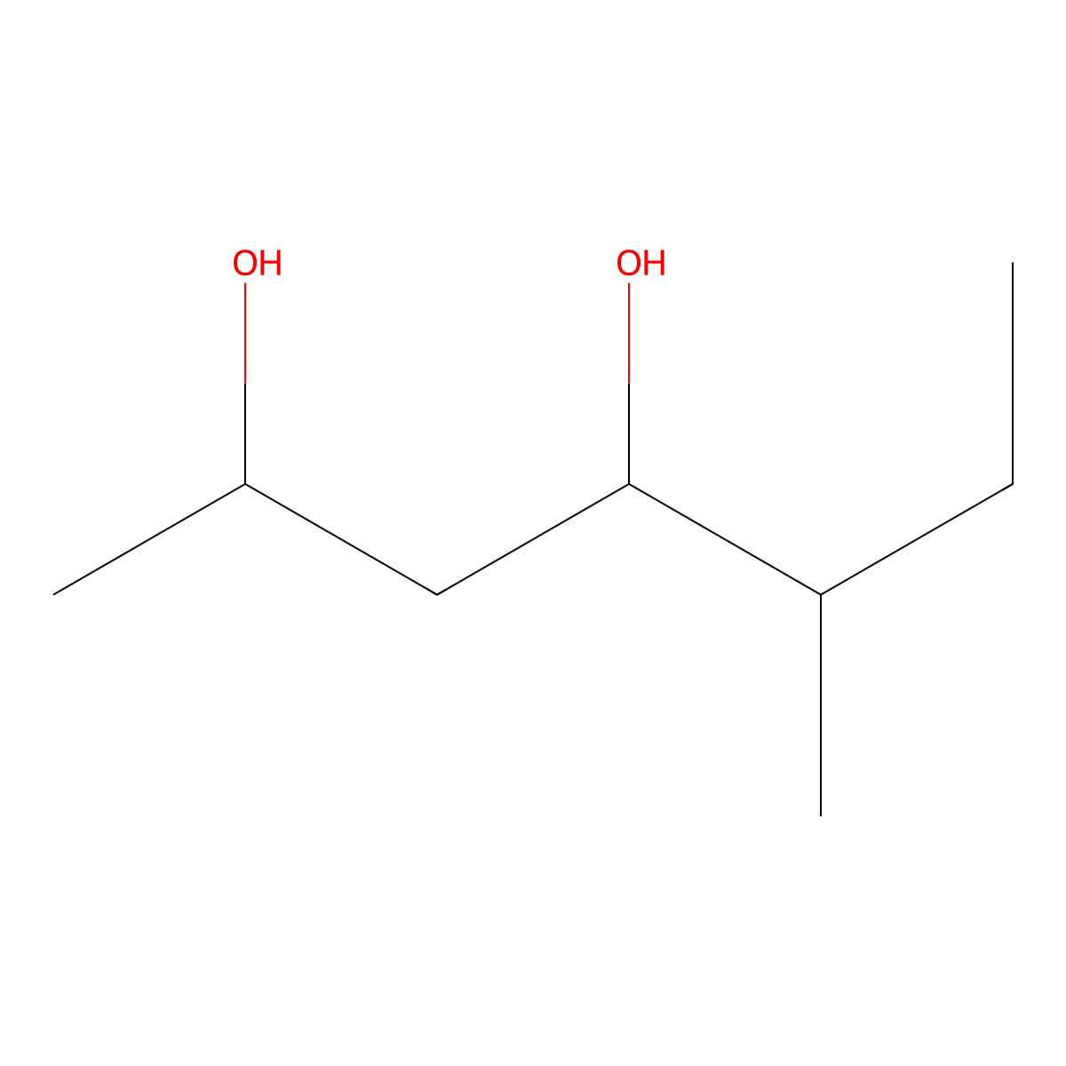 5-Methylheptane-2,4-diol molecular structure, CAS 187873-12-7