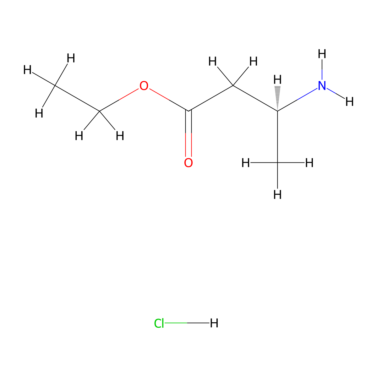 (S)-Ethyl 3-aminobutanoate hydrochloride molecular structure, CAS 187876-47-7