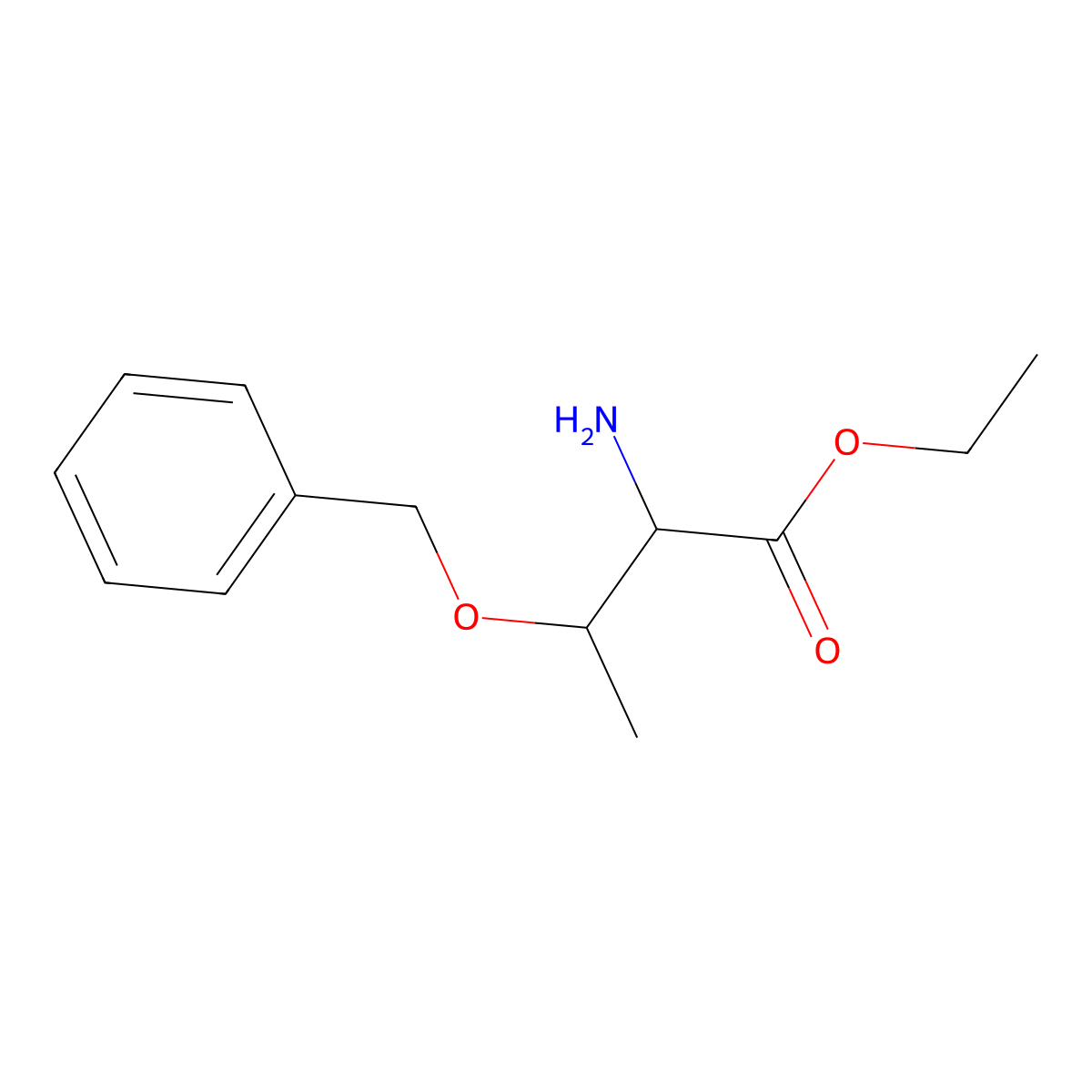 ethyl (2R,3S)-2-amino-3-(benzyloxy)butanoate molecular structure, CAS 187886-44-8