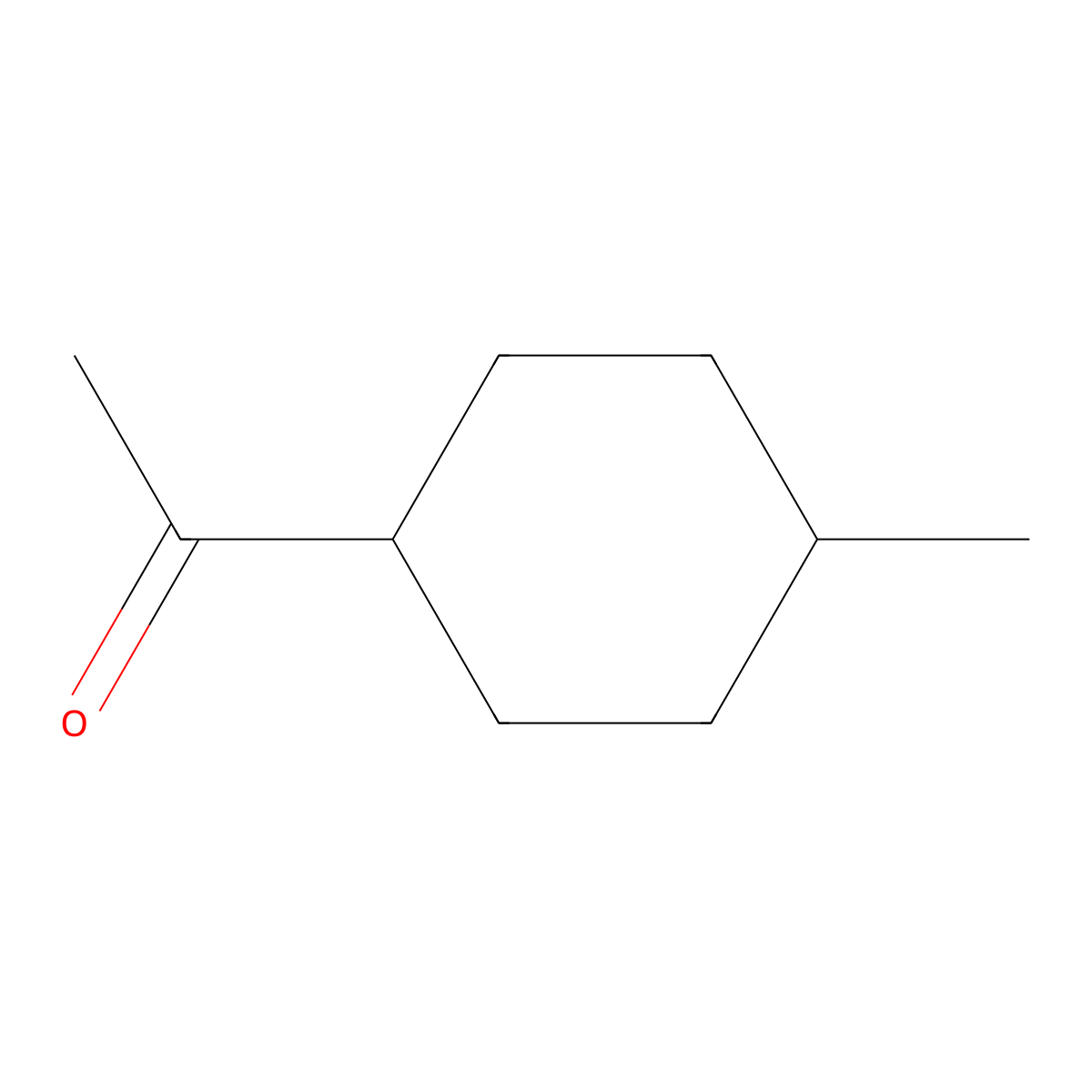 Ethanone, 1-(4-methylcyclohexyl)- molecular structure, CAS 1879-06-7