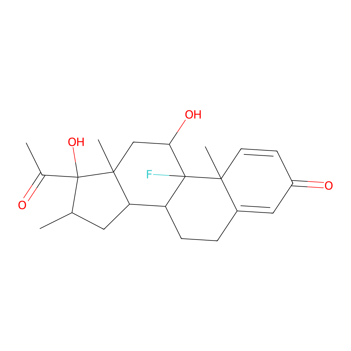 Doxibetasol molecular structure, CAS 1879-77-2