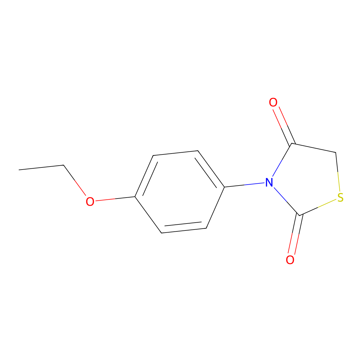 3-(4-Ethoxyphenyl)-1,3-thiazolidine-2,4-dione molecular structure, CAS 18792-59-1