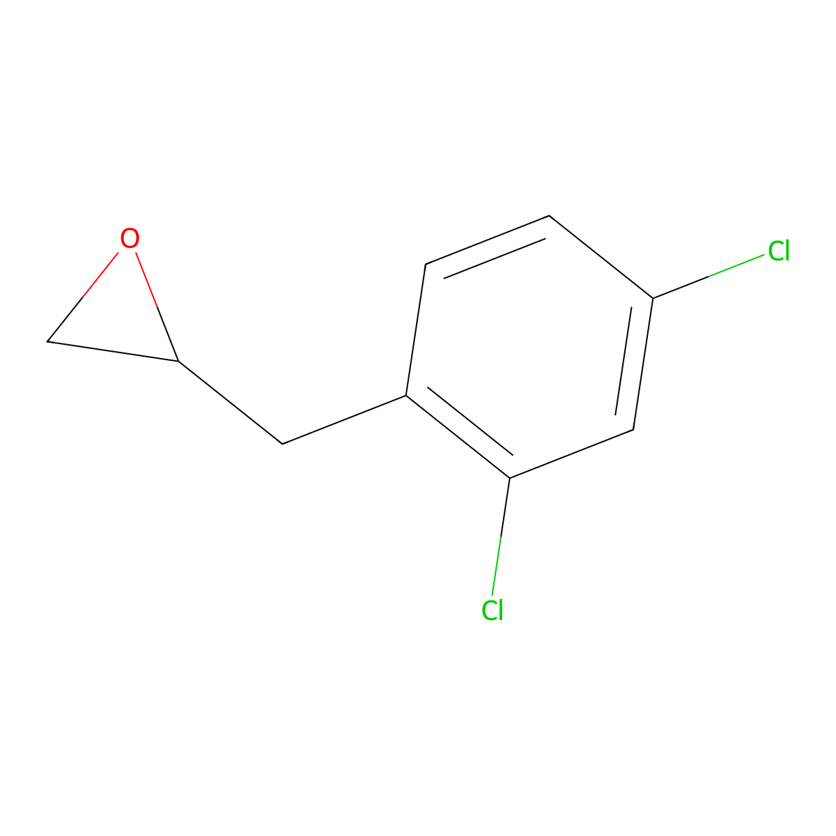 2-((2,4-Dichlorophenyl)methyl)oxirane molecular structure, CAS 1879281-48-7