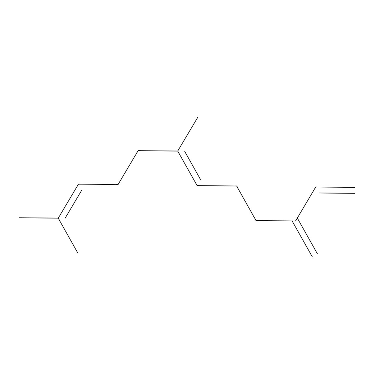 beta-Farnesene molecular structure, CAS 18794-84-8