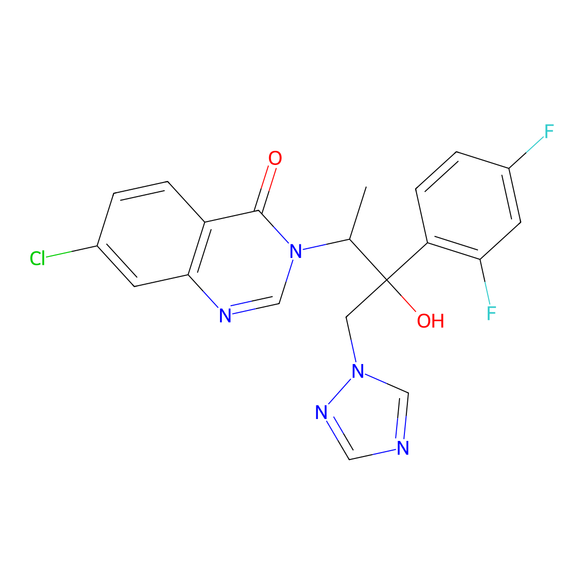 Albaconazole molecular structure, CAS 187949-02-6