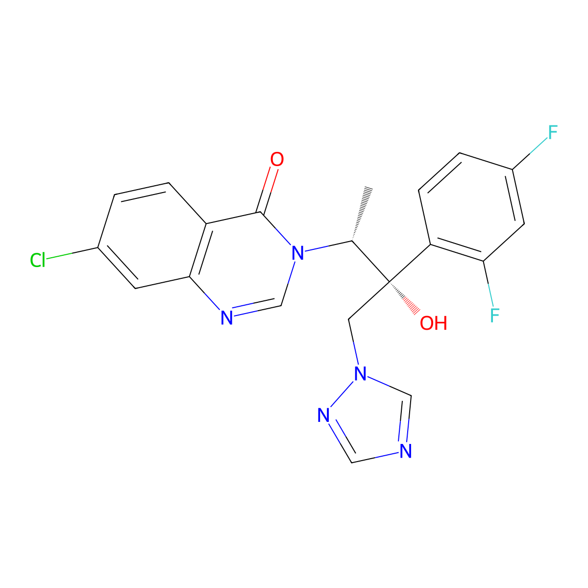 Albaconazole molecular structure, CAS 187949-02-6