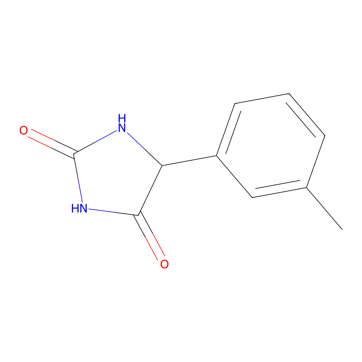5-(3-Methylphenyl)imidazolidine-2,4-dione molecular structure, CAS 187978-79-6