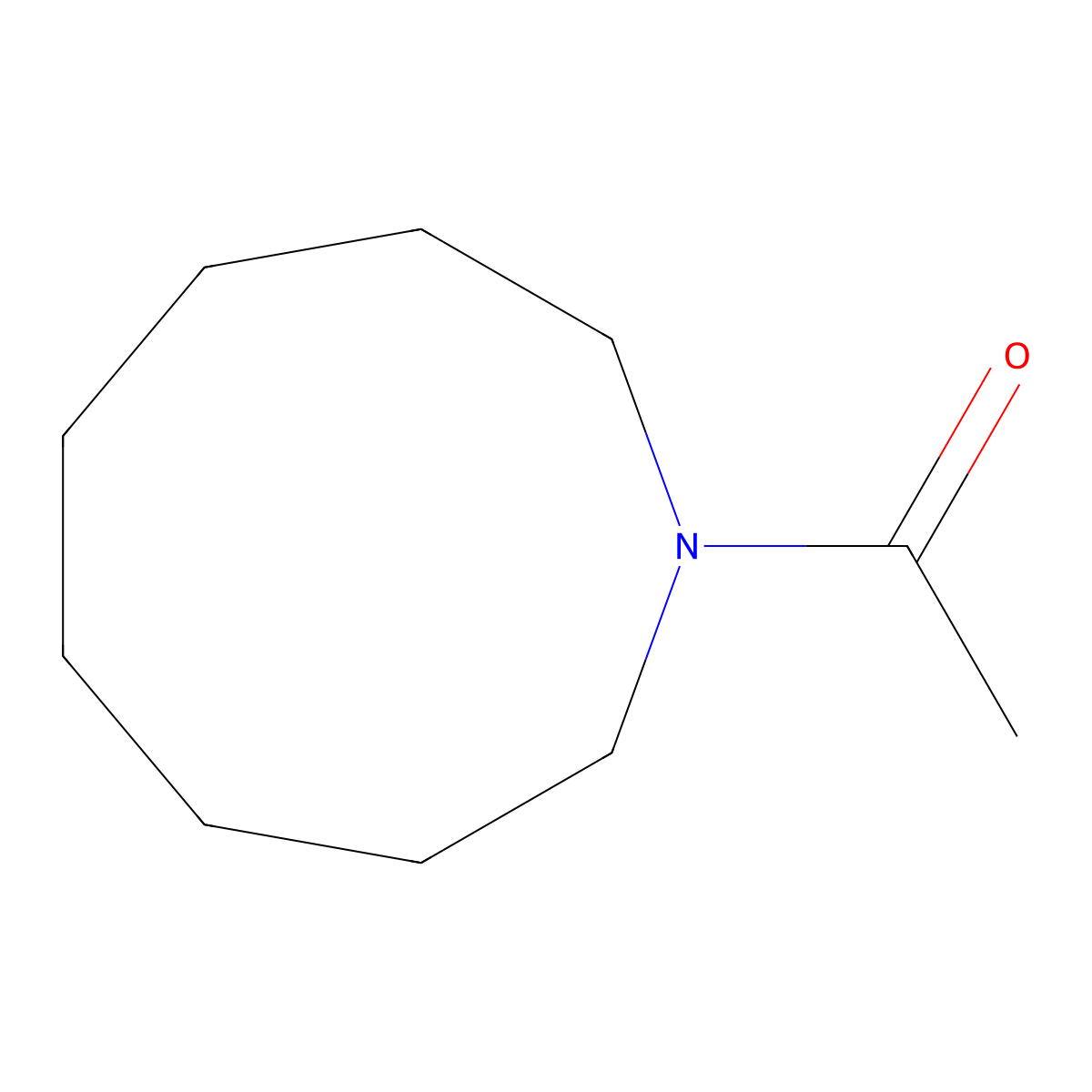 1-(Azonan-1-yl)ethan-1-one molecular structure, CAS 1879800-27-7