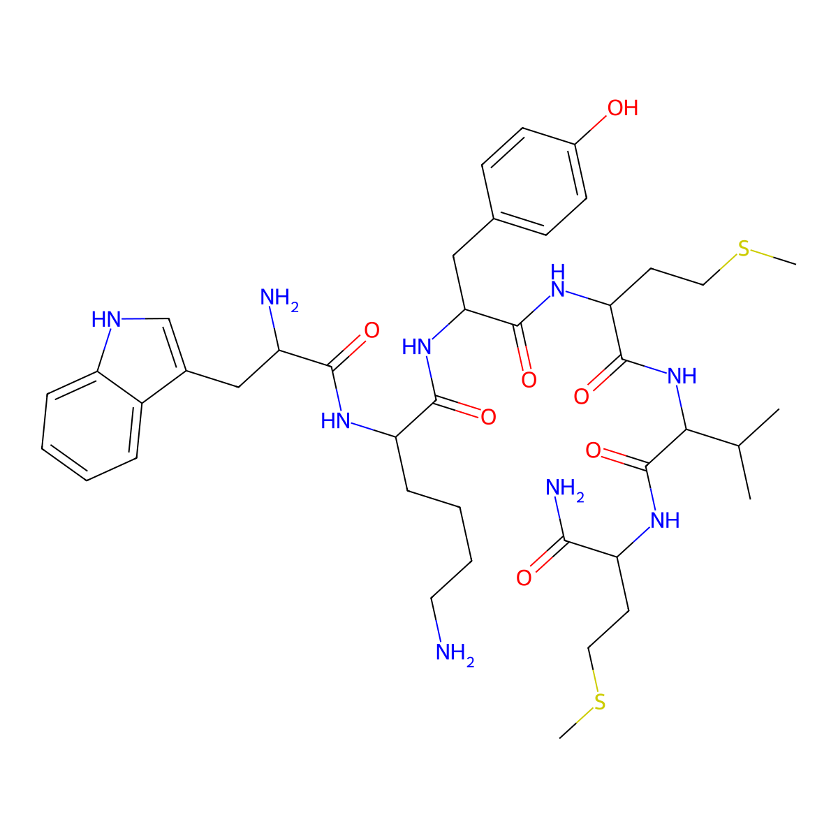 WKYMVm molecular structure, CAS 187986-17-0