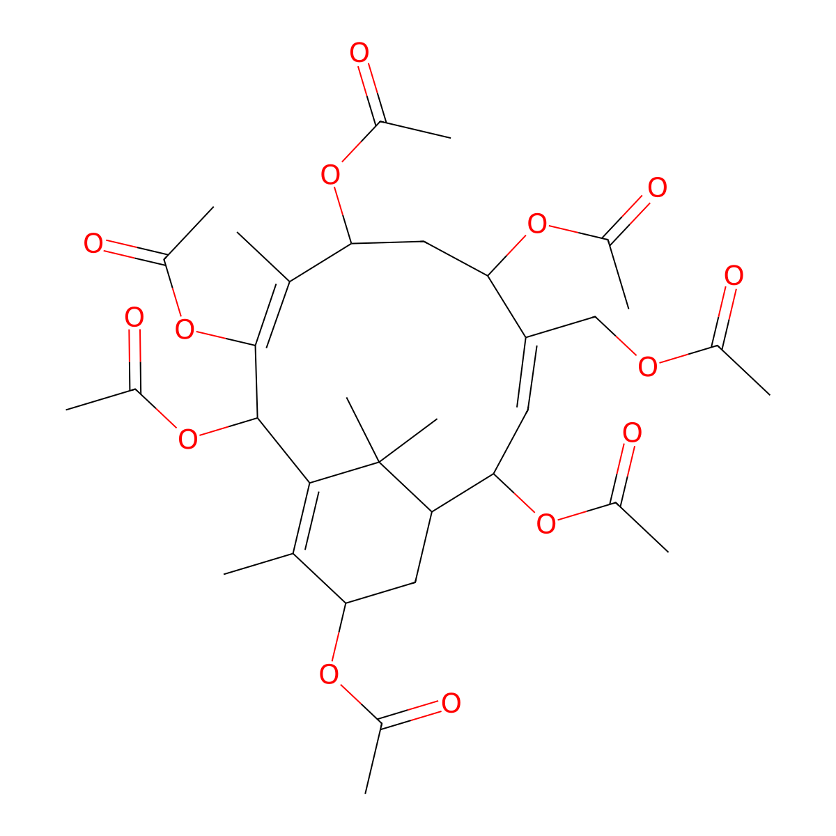 5-Acetyltaxachitriene A molecular structure, CAS 187988-48-3