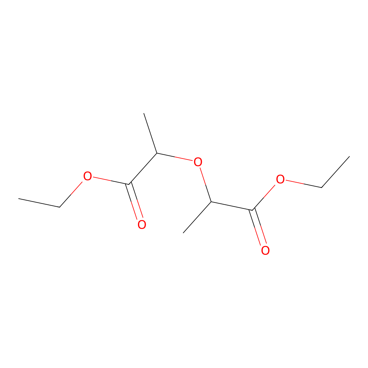 1,1'-Diethyl (2R,2'S)-2,2'-oxybis[propanoate] molecular structure, CAS 1879943-11-9