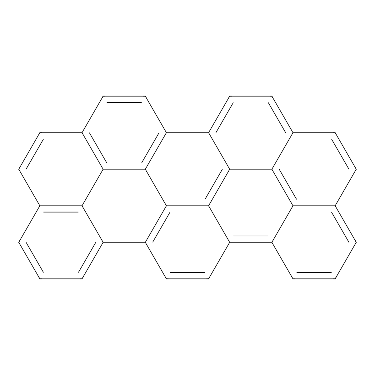 Benzo[pqr]dinaphtho[8,1,2-bcd:2',1',8'-lmn]perylene molecular structure, CAS 188-11-4