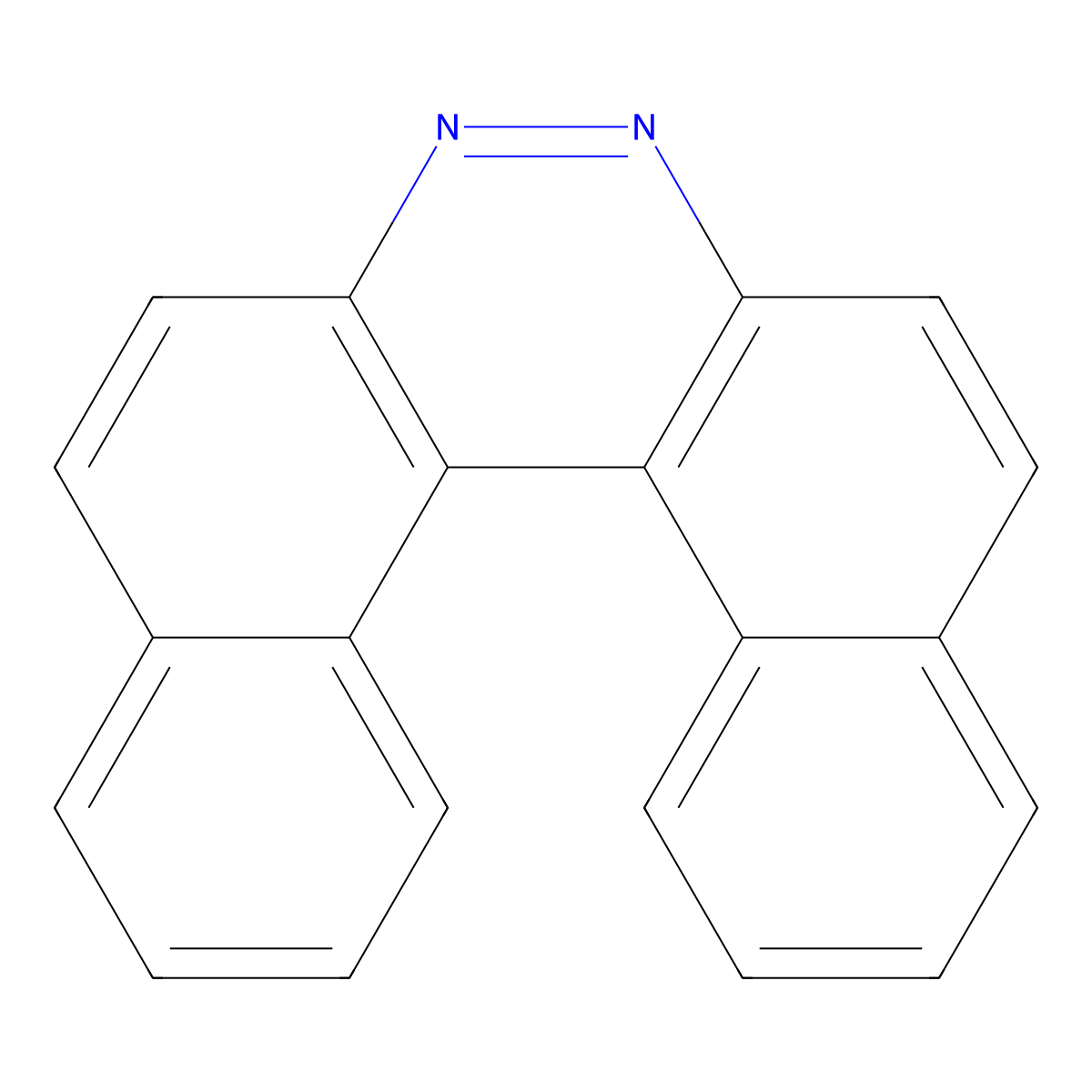 Benzo[f]naphtho[2,1-c]cinnoline molecular structure, CAS 188-55-6