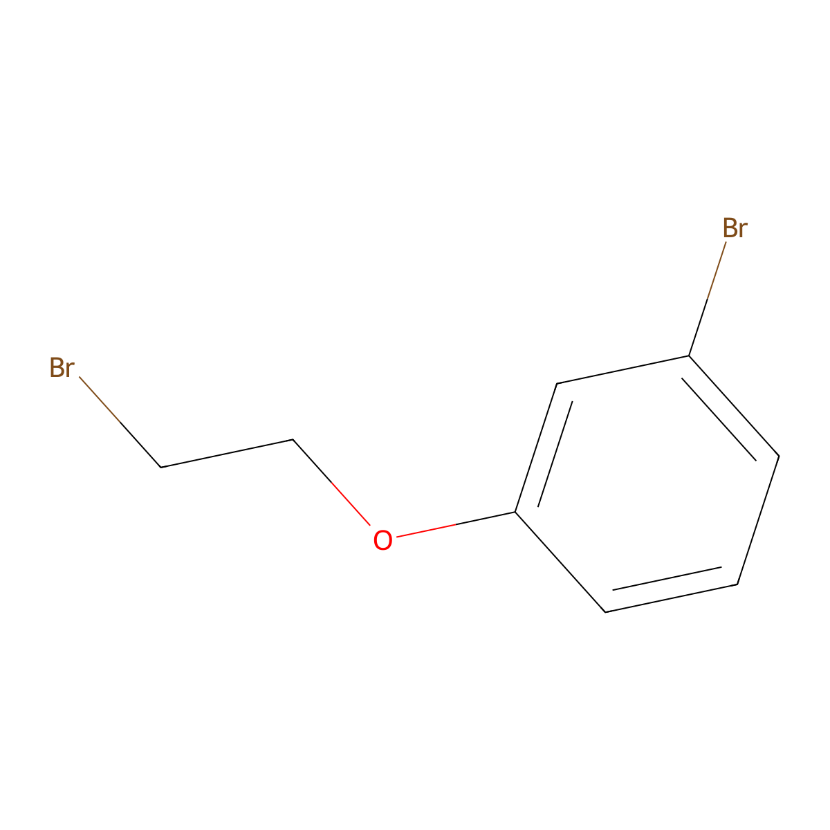 1-Bromo-3-(2-bromoethoxy)benzene molecular structure, CAS 18800-29-8