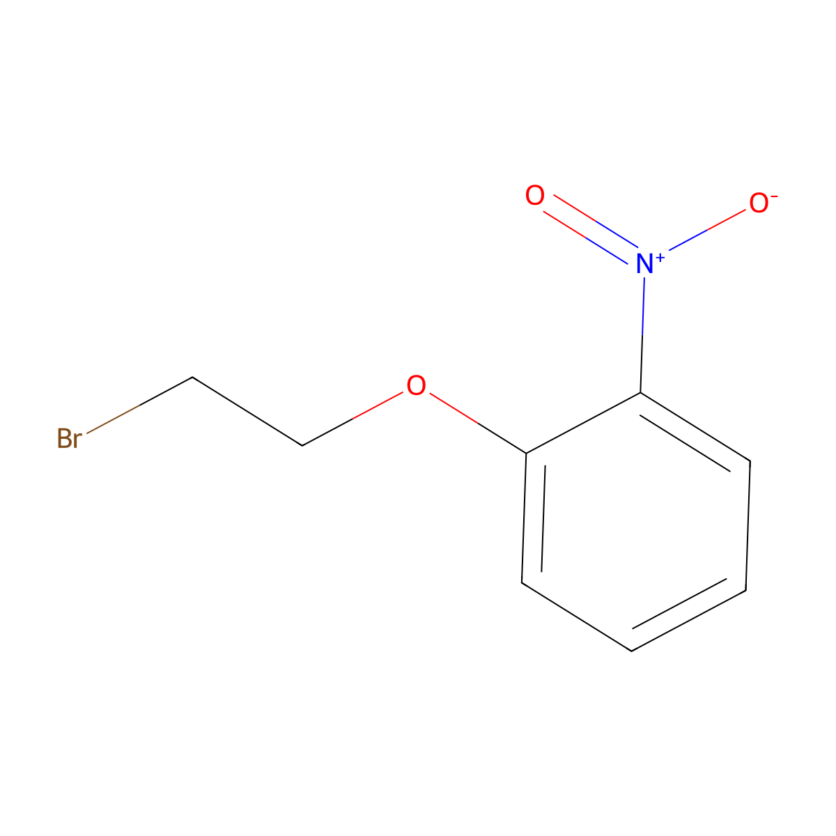 1-(2-Bromoethoxy)-2-nitrobenzene molecular structure, CAS 18800-37-8