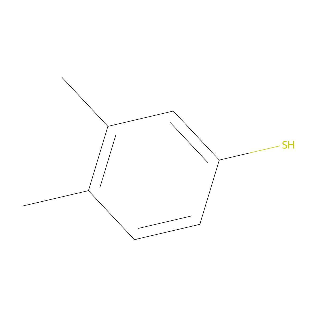 3,4-Xylenethiol molecular structure, CAS 18800-53-8