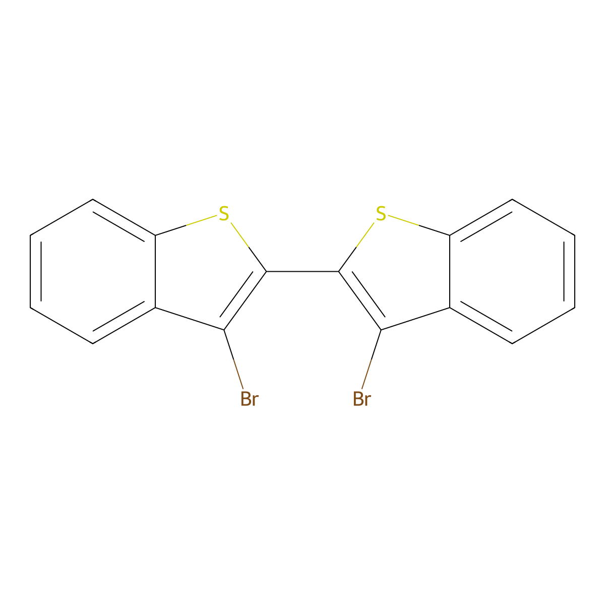 3,3'-Dibromo-2,2'-bibenzo[b]thiophene molecular structure, CAS 188002-93-9