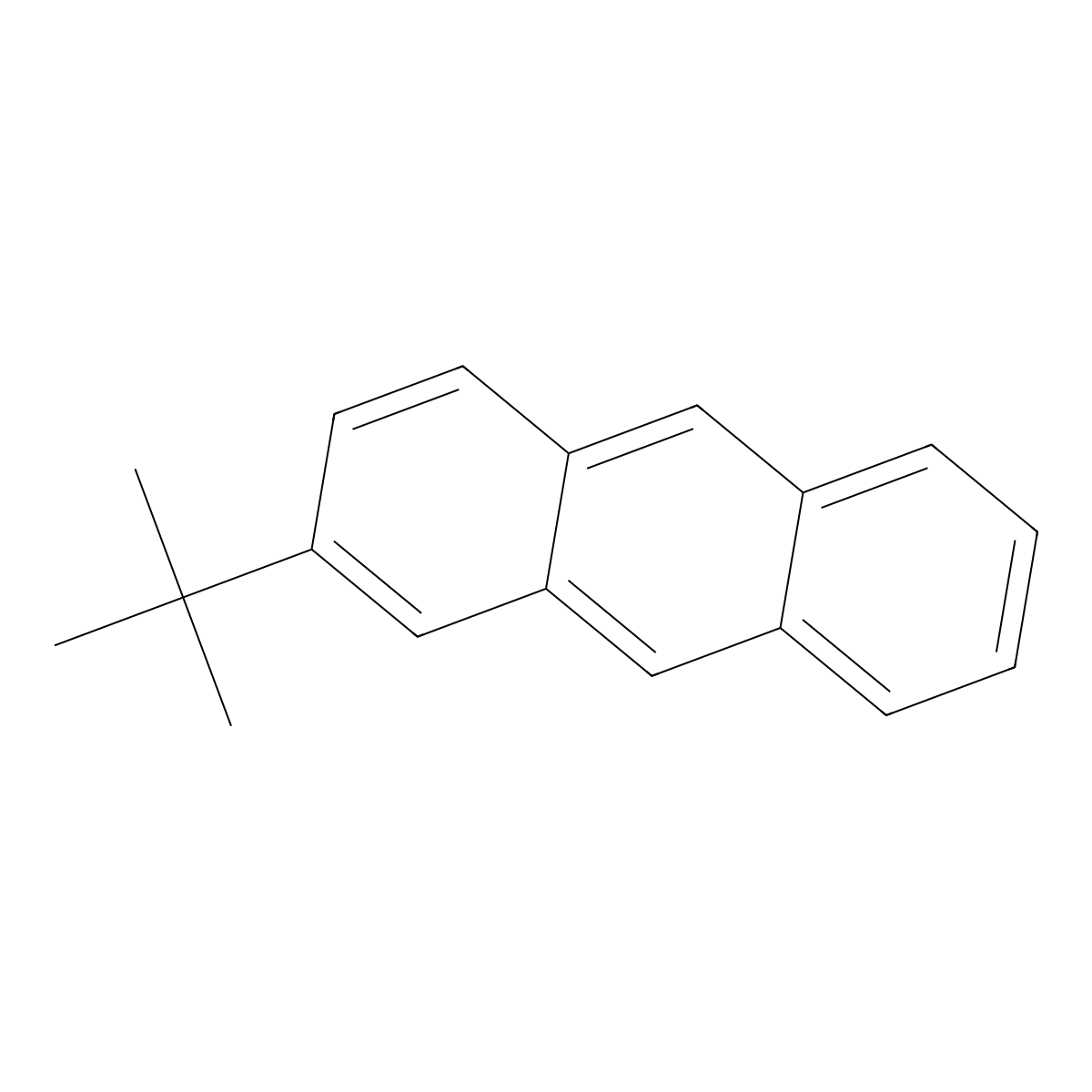 2-tert-Butylanthracene molecular structure, CAS 18801-00-8