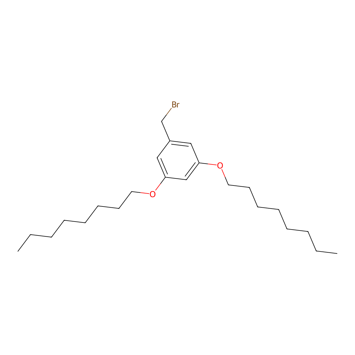 1-(Bromomethyl)-3,5-bis(octyloxy)benzene molecular structure, CAS 188011-21-4