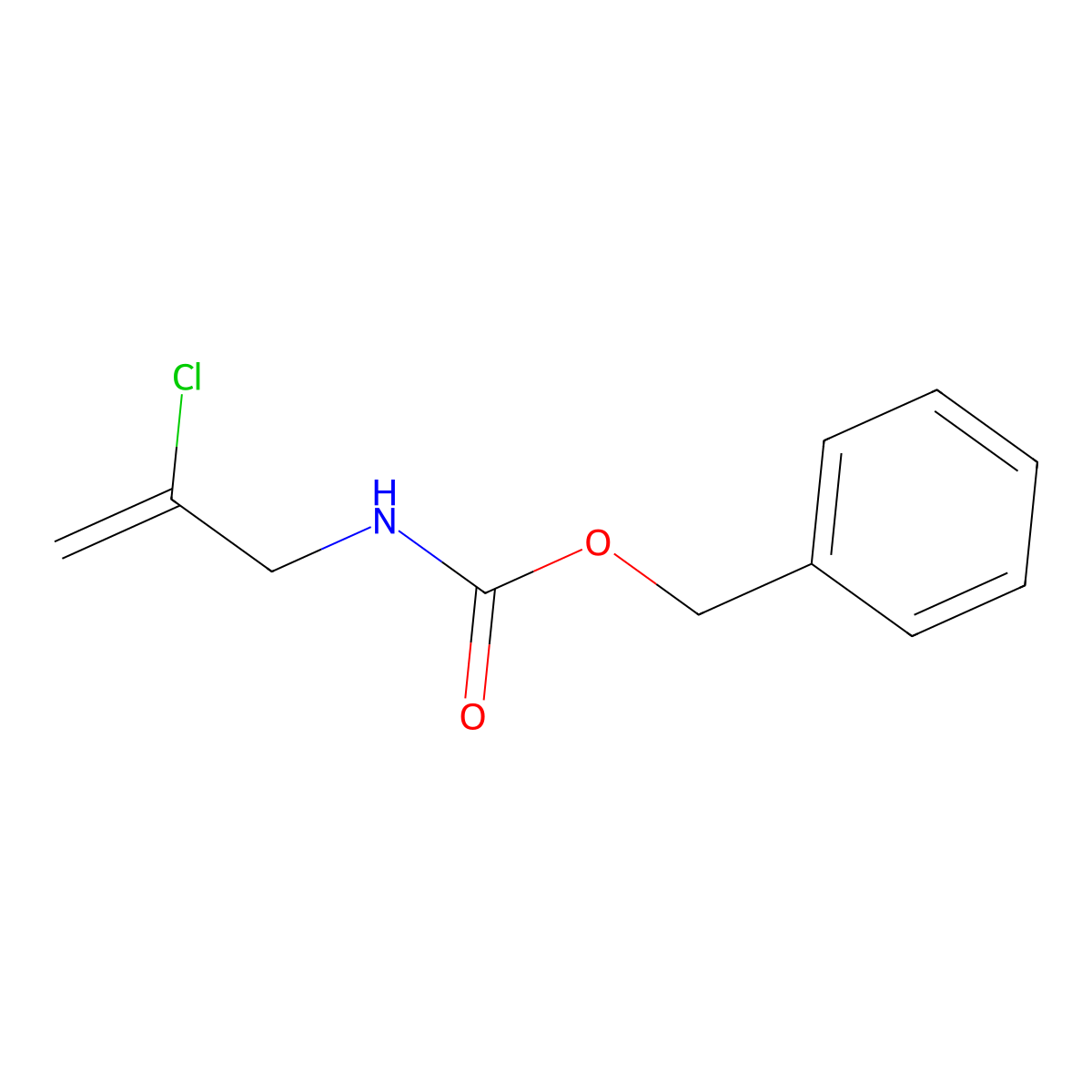 benzyl N-(2-chloroprop-2-en-1-yl)carbamate molecular structure, CAS 1880311-37-4