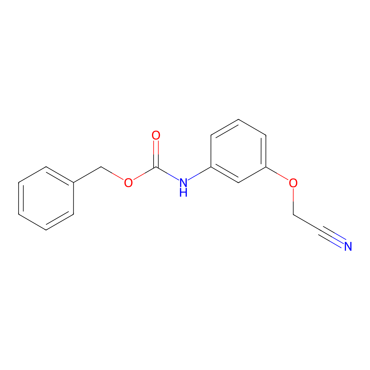benzyl N-[3-(cyanomethoxy)phenyl]carbamate molecular structure, CAS 1880381-68-9
