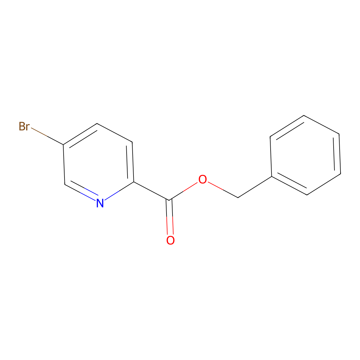 Benzyl 5-bromopyridine-2-carboxylate molecular structure, CAS 188052-14-4
