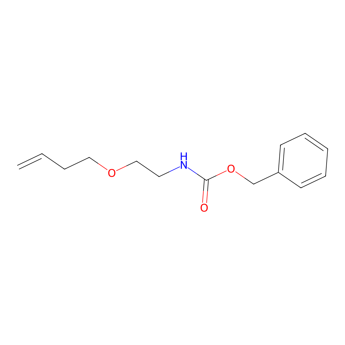 benzyl N-[2-(but-3-en-1-yloxy)ethyl]carbamate molecular structure, CAS 1880633-29-3