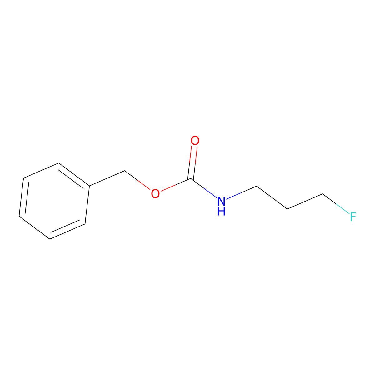 benzyl N-(3-fluoropropyl)carbamate molecular structure, CAS 1880756-08-0