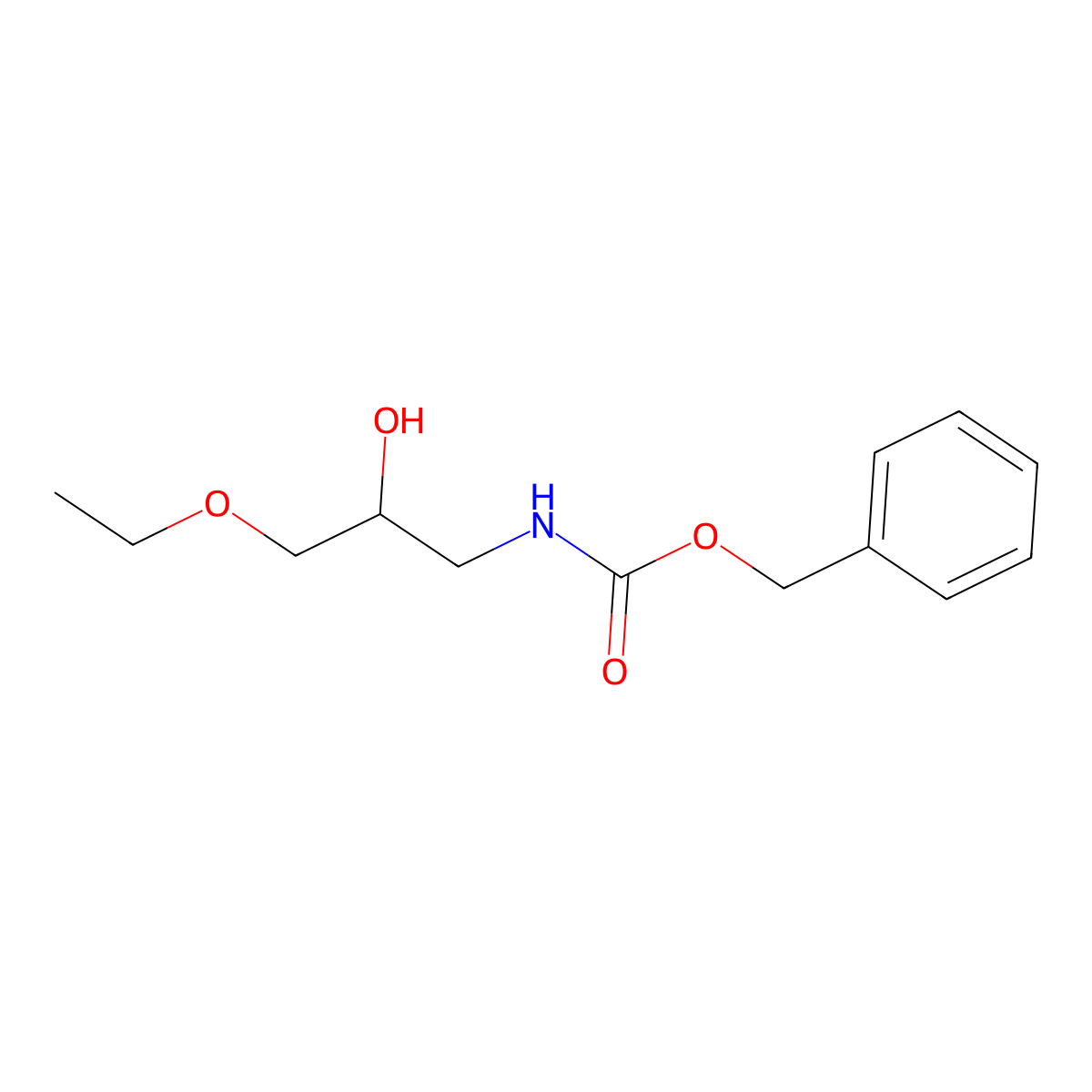 benzyl N-(3-ethoxy-2-hydroxypropyl)carbamate molecular structure, CAS 1880808-17-2
