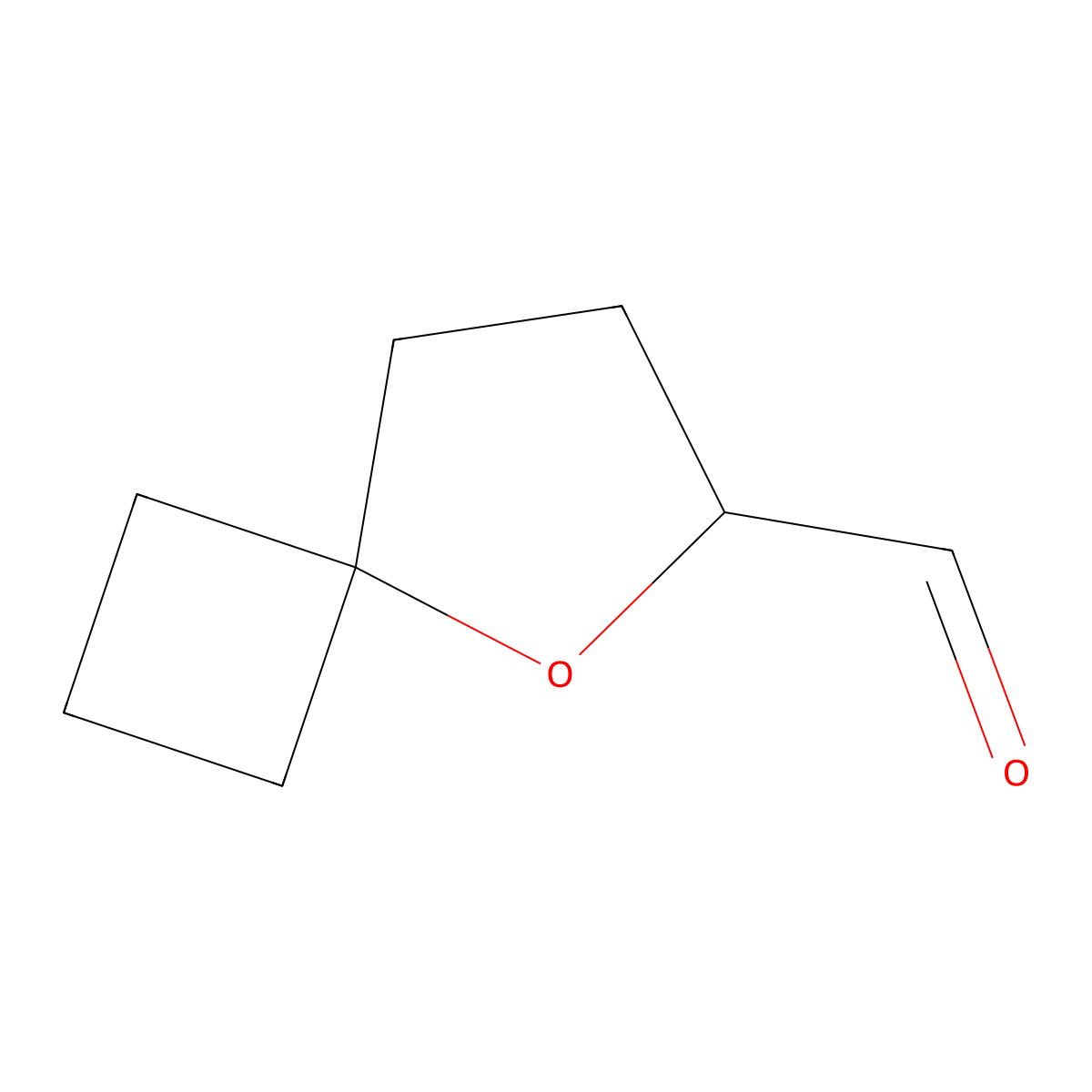 5-Oxaspiro[3.4]octane-6-carbaldehyde molecular structure, CAS 1880817-17-3