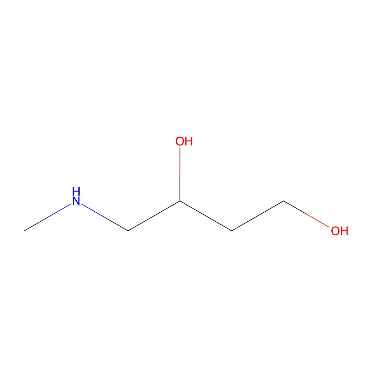 4-(Methylamino)butane-1,3-diol molecular structure, CAS 1880825-88-6