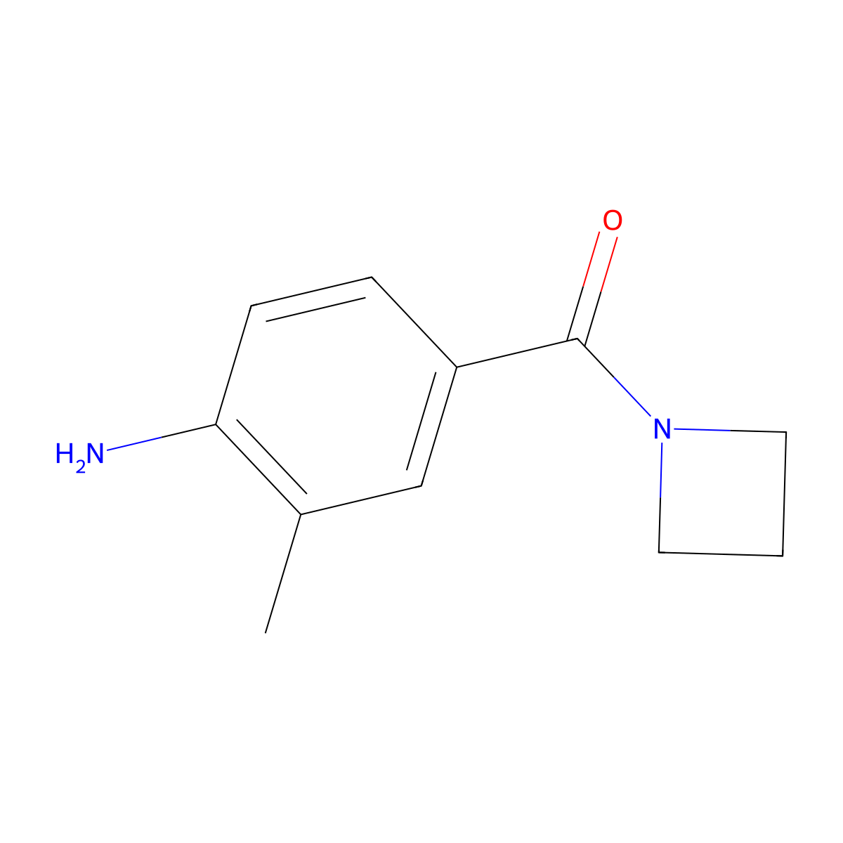 4-(Azetidine-1-carbonyl)-2-methylaniline molecular structure, CAS 1880923-50-1