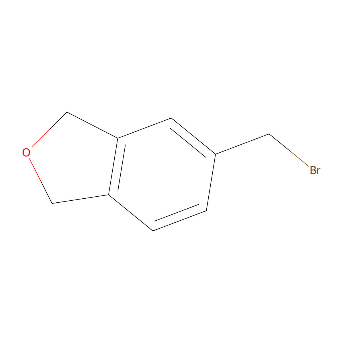 5-(Bromomethyl)-1,3-dihydro-2-benzofuran molecular structure, CAS 188111-48-0