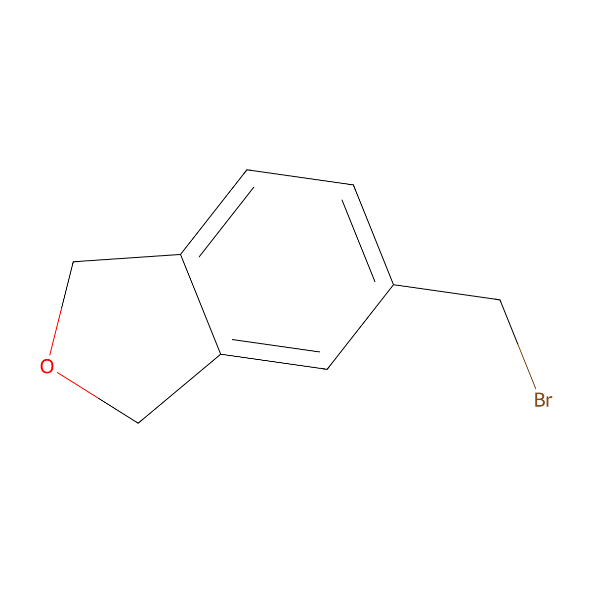 5-(Bromomethyl)-1,3-dihydro-2-benzofuran molecular structure, CAS 188111-48-0