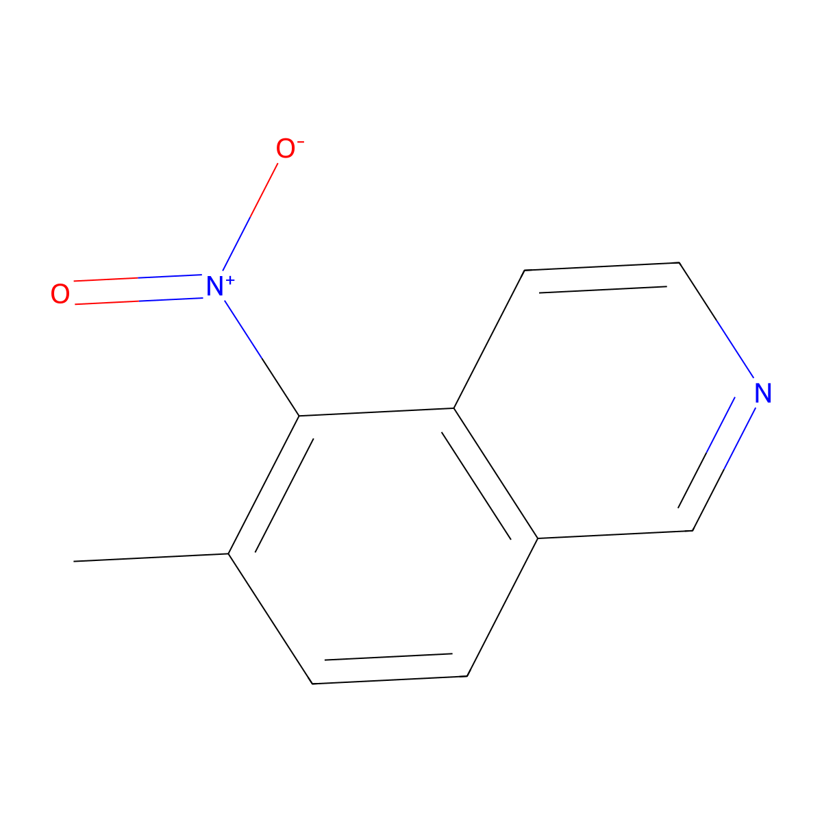 6-Methyl-5-nitroisoquinoline molecular structure, CAS 188121-31-5